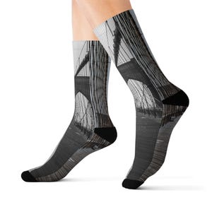 Brooklyn Bridge Sublimation Socks