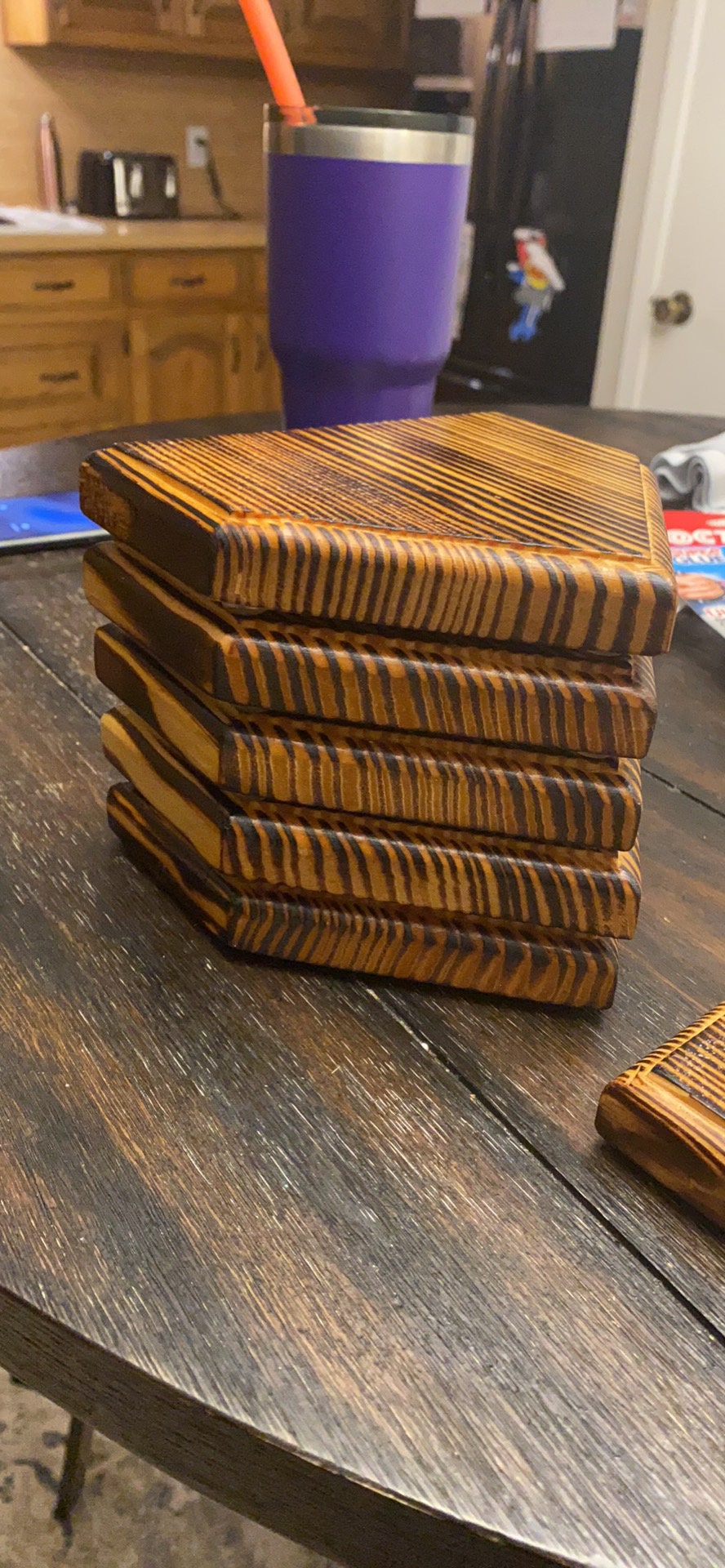 Home Plate Coaster Set Etsy