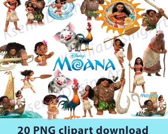 Baby Moana Clipart Etsy