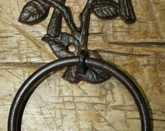 bird towel ring