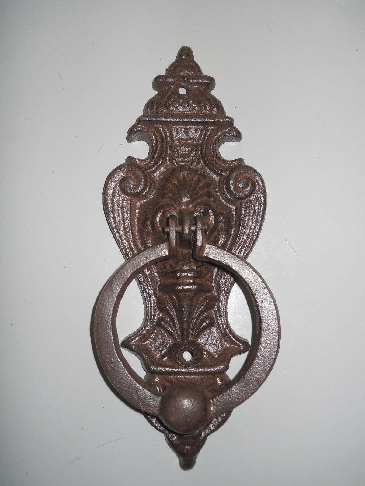 Cast Iron Antique Style VICTORIAN Door Knocker Brown Finish | Etsy