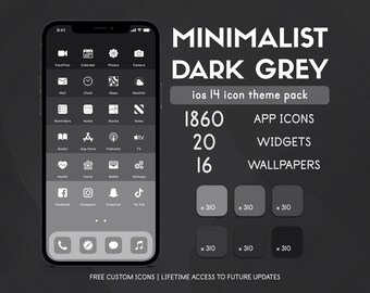 Grey Icons Etsy Grey Icons Etsy