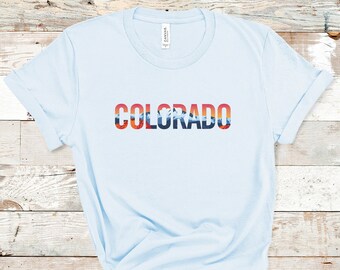 Rainbow Colorado Mountains Gay Ski LGBTQ Shirt Gay Ski Week T Shirt Ski Week Clothing LGBT shirt Ski Clothing Pride Shirt Gay Shirt