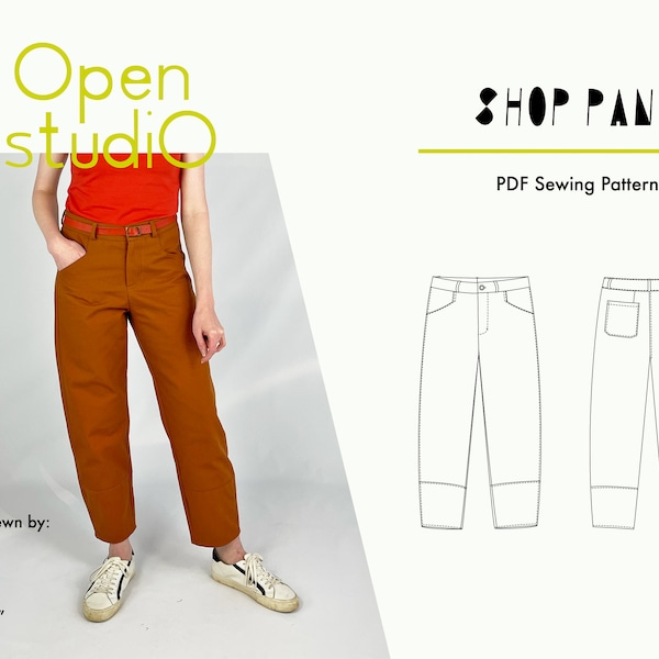 Shop Pant -  PDF Sewing Pattern