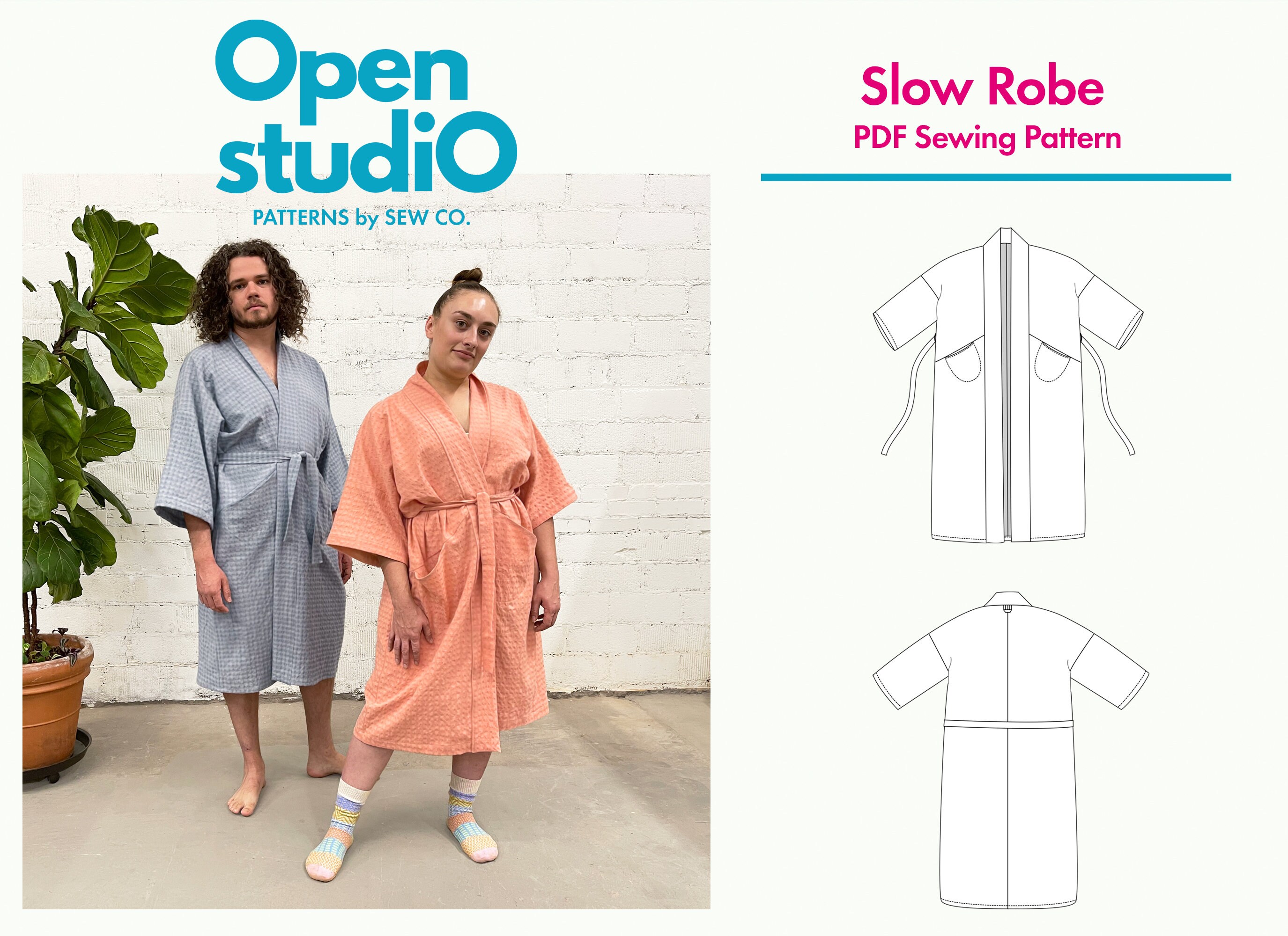 PIP Studio Les Fleurs Bathrobe | Australia