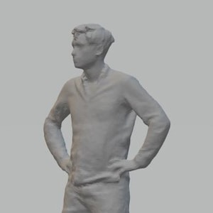This is a highly-detailed figure of a Young Man Standing (35mm high) scale 1:48