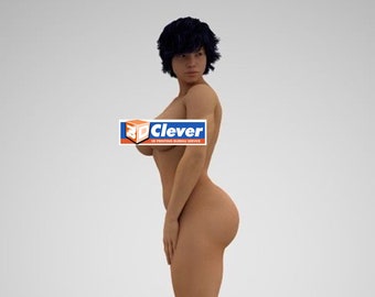 Highly-detailed Model Figure of a Women Naked standing 70 mm scale of  1:24, G Gauge