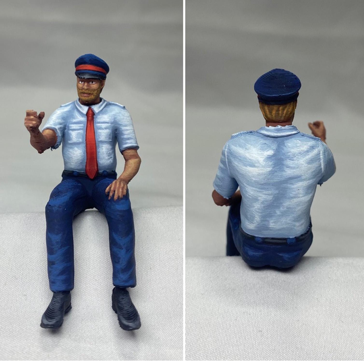 Figurines Soldats Plastique 1/72 - 2 Pilotes De L'Armée US De La Seconde Guerre Mondiale - Maquette à Peindre