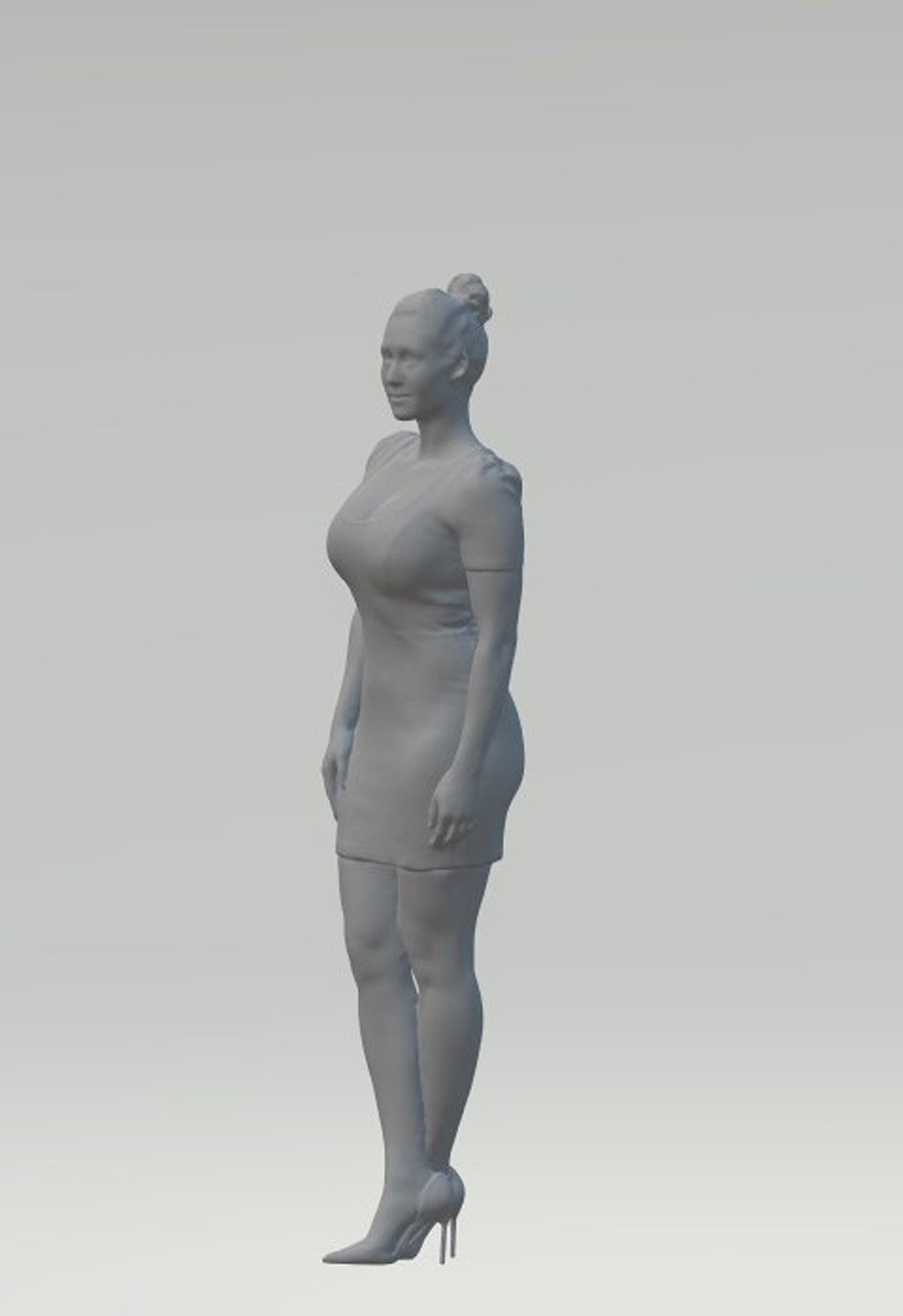 Chic Model Figure Highly-detailed Model Figure of a Women in a Dress Made by - Etsy