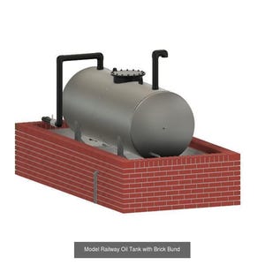 Supply of one oil tank in a brick bund 311. This comes in 2 parts