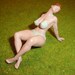 Highly-detailed Model Figure of a Women Sunbathing 70 mm scale of 1:24, G Gauge