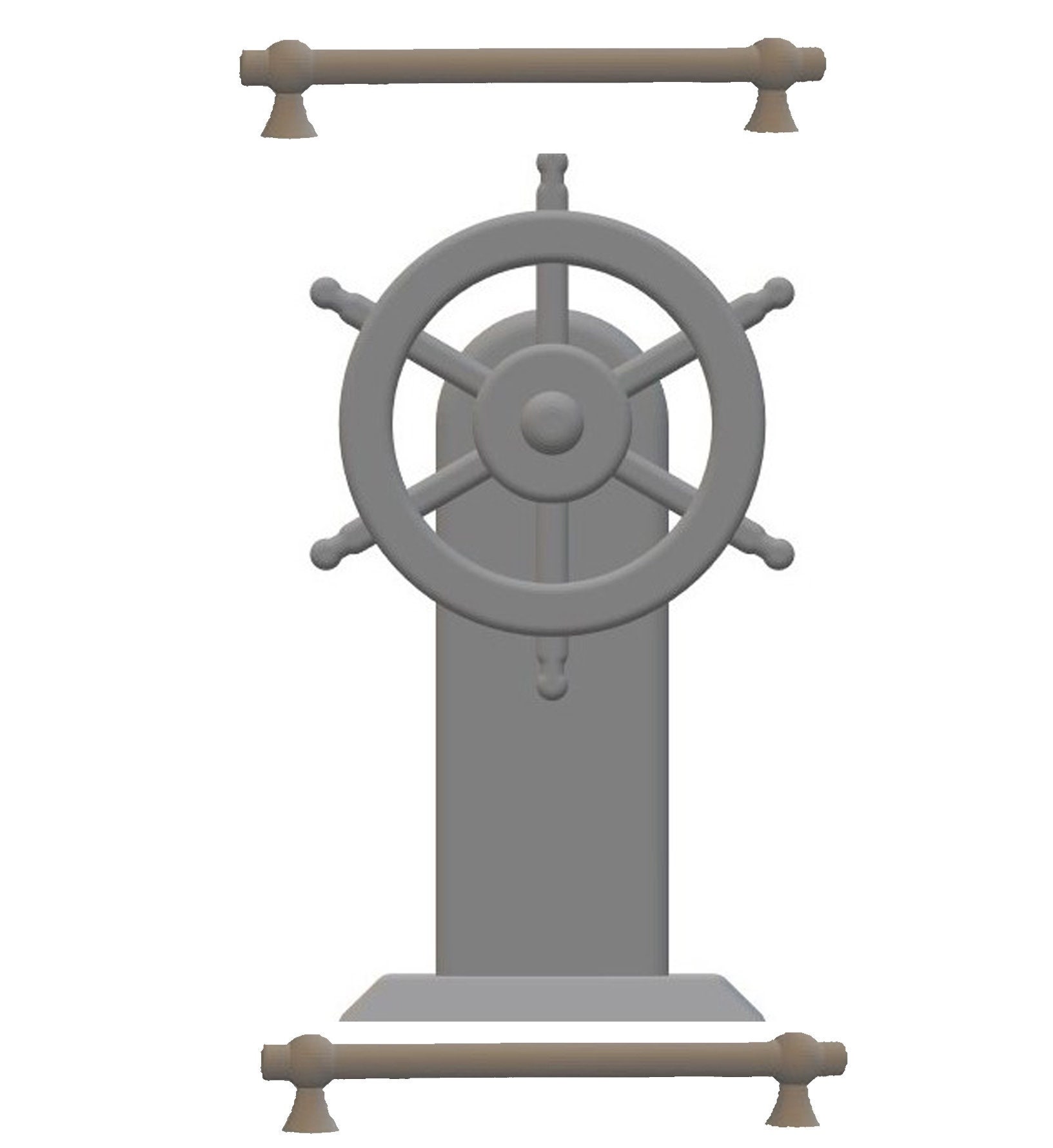 model sailboat steering wheel