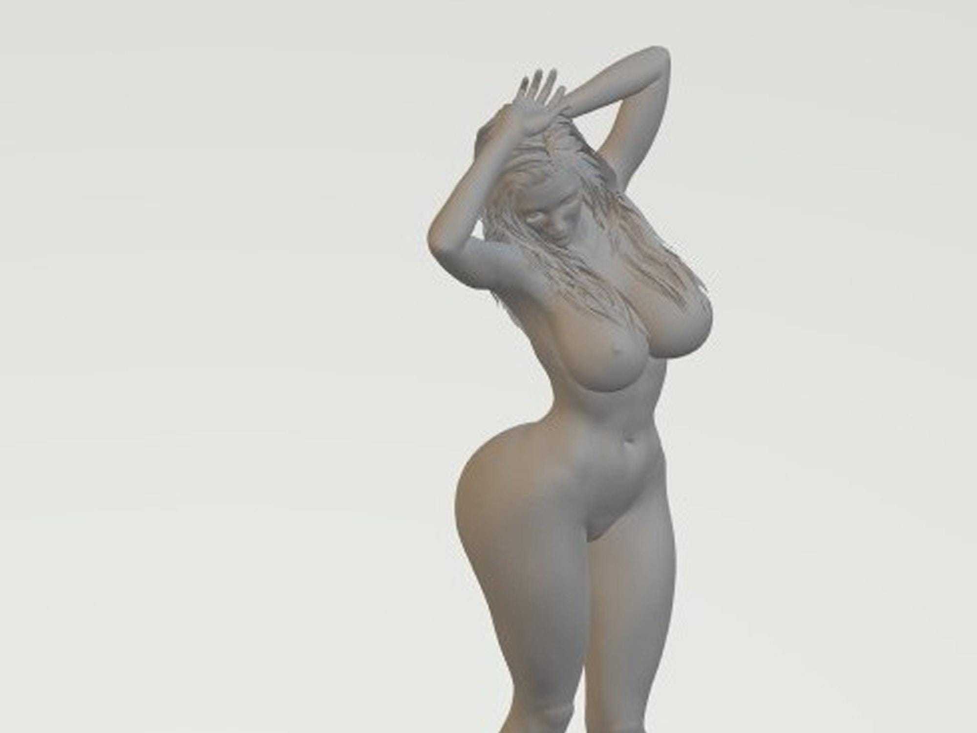 Highly-detailed Model Figure of a Women Naked statue 25 mm scale of  1:76, 00 Gauge