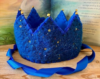 Waldorf Filz Geburtstagskrone Wolle und Filz