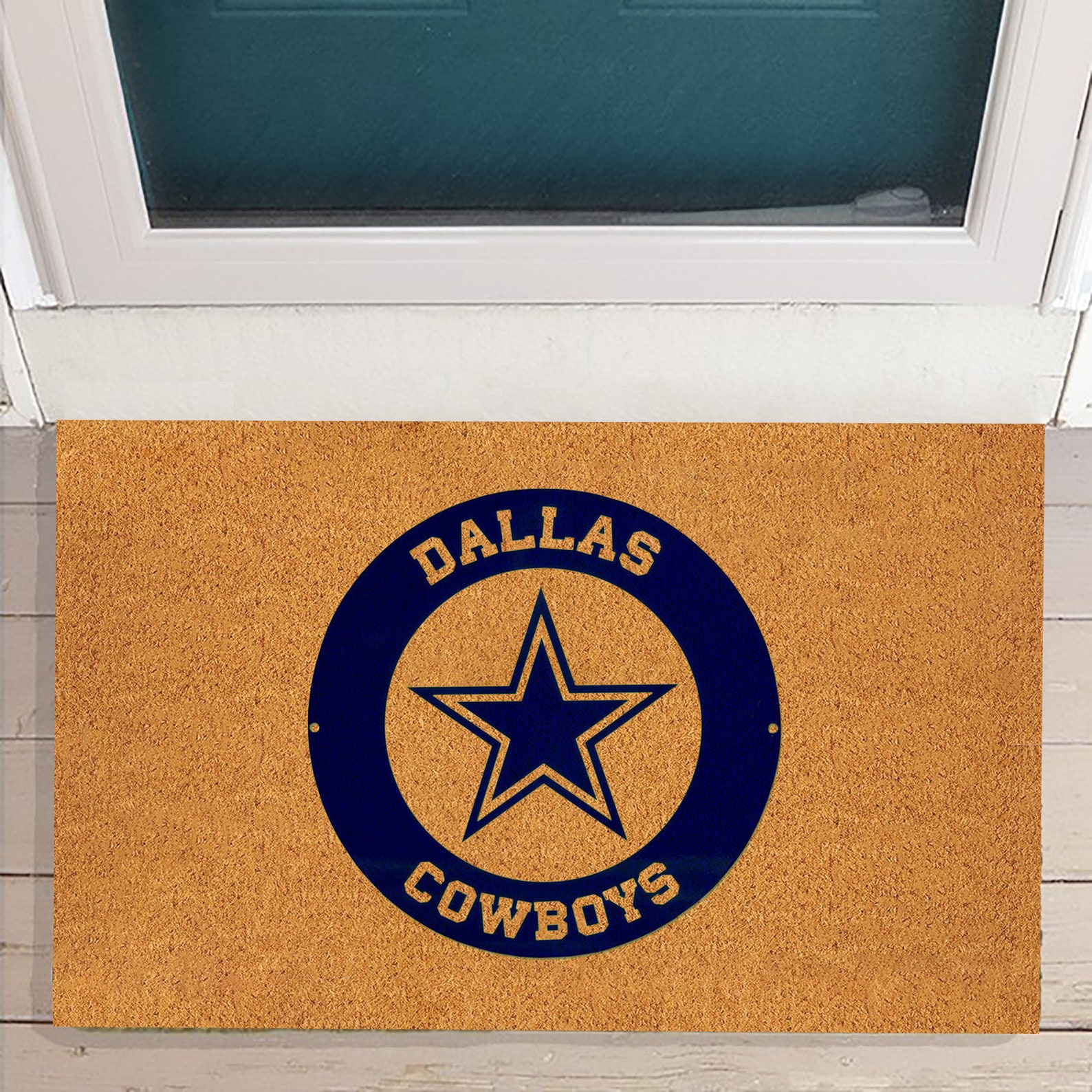 Dallas Cowboys Custom Doormat NFL Fans Outdoor Rugs Decor Etsy