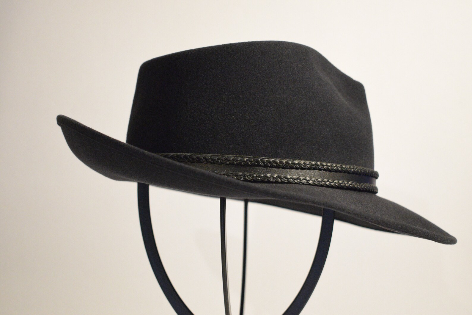 Unisex Fedora Hat with leather band Etsy