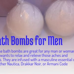 Bombas de baño para hombres