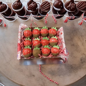 Chocolate Covered Strawberry Bath Bomb Gift Set