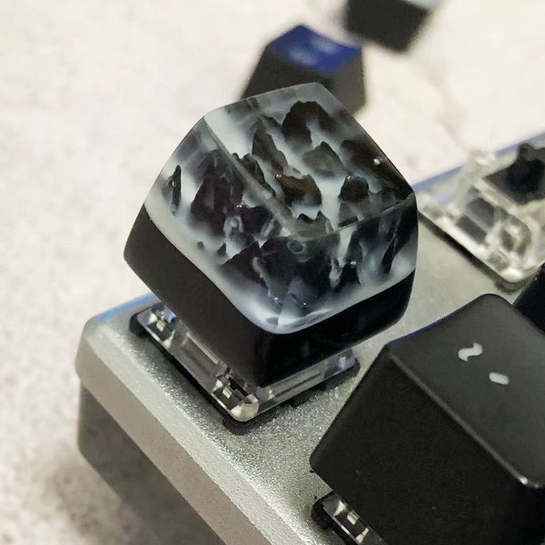 Teclas artesanales OEM R4 Cloud Mountain para teclado mecánico Cherry MX.