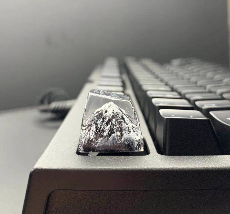 Handmade SA R1 Fuji mountain keycap Artisan Keycaps For Cherry MX Mechanical Gaming Keyboard 