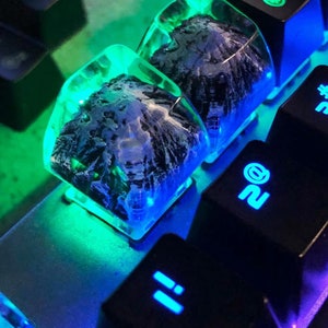 Handmade SA R1 Fuji Mountain Keycap Artisan Keycaps for Cherry MX ...