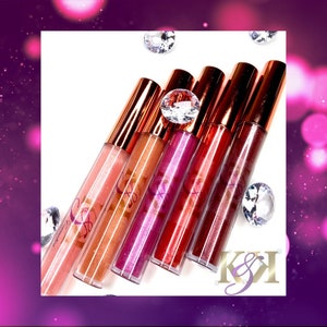 K&K Stylez LLC「キスコレクション」、リップグロス、超光沢のあるグロス