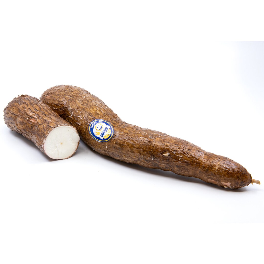 Congo Brand Yuca Cassava 6 15lbs Tuberous Starchy Whole Roots / Food Used as Yam Substitute