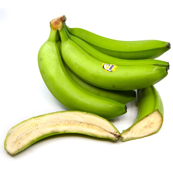 Congo Brand Hard Green Cooking Bananas- Unripe Bananas / Fruits to Cook 5-12.5lbs Underripe Raw Banana/Fruit - Cooking Gift For Men & Women