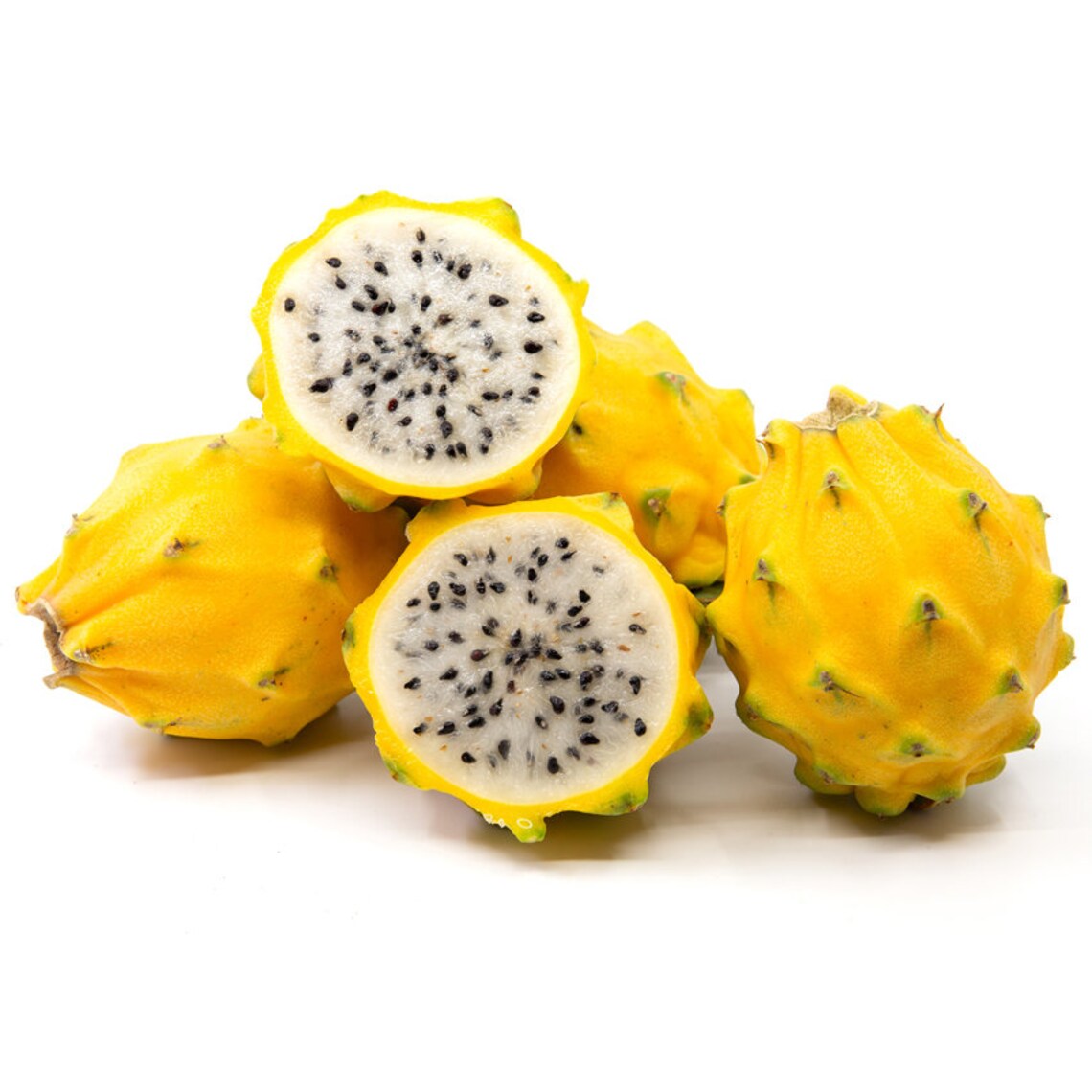 Dragon Fruit Pitaya Yellow The Actual Whole Fruit Etsy
