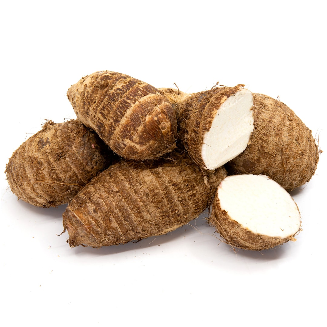 Strachy Roots Congo Brand Malanga Eddoe 7-15 Lbs Eddoes Starchy Root Yuca Malangas ...