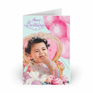 Little Royalty Personalized Birthday Card