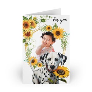 Cartão personalizado Sunny Paws