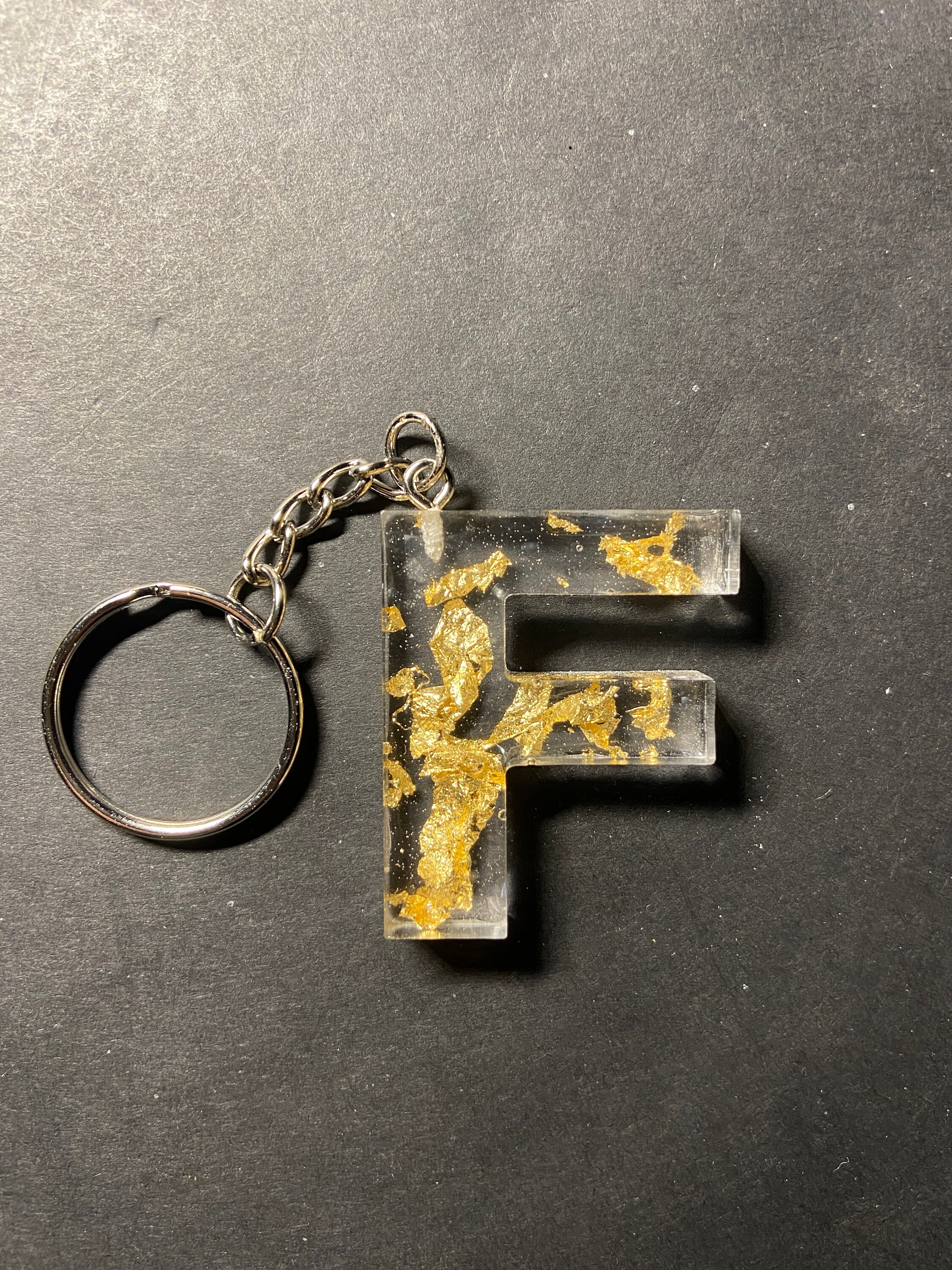 Letter Keychain- F - Etsy