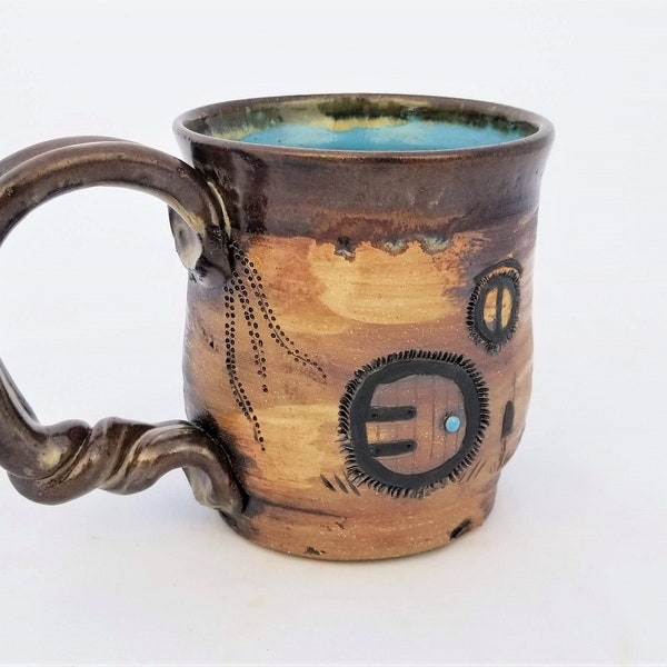 The Favorite Mug: "Chase" | Handmade Artisan Coffee Mug | Artistic Mug | Ceramic Mug | Pottery Mug | Stoneware Mug