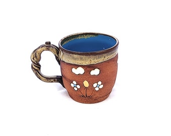The Favorite (Mini) Mug: "Flyaway" | Handmade Artisan Coffee Mug | Artistic Mug | Ceramic Mug | Pottery Mug | Stoneware Mug