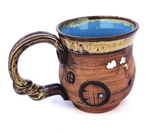 The Favorite Mug: "Air Mail" | Handmade Artisan Coffee Mug | Artistic Mug | Ceramic Mug | Pottery Mug | Stoneware Mug