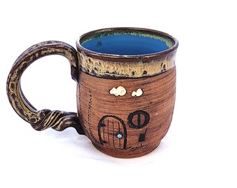The Favorite Mug: "Contraption 3" | Handmade Artisan Coffee Mug | Artistic Mug | Ceramic Mug | Pottery Mug | Stoneware Mug