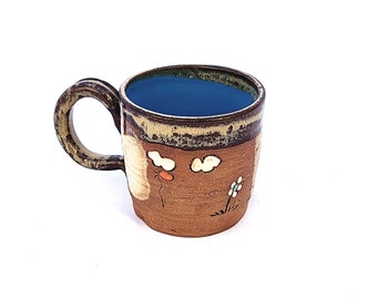 The Favorite (Mini) Mug: "Flyaway 2" | Handmade Artisan Coffee Mug | Artistic Mug | Ceramic Mug | Pottery Mug | Stoneware Mug