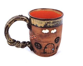 The Favorite Mug: "Crash 2" | Handmade Artisan Coffee Mug | Artistic Mug | Ceramic Mug | Pottery Mug | Stoneware Mug