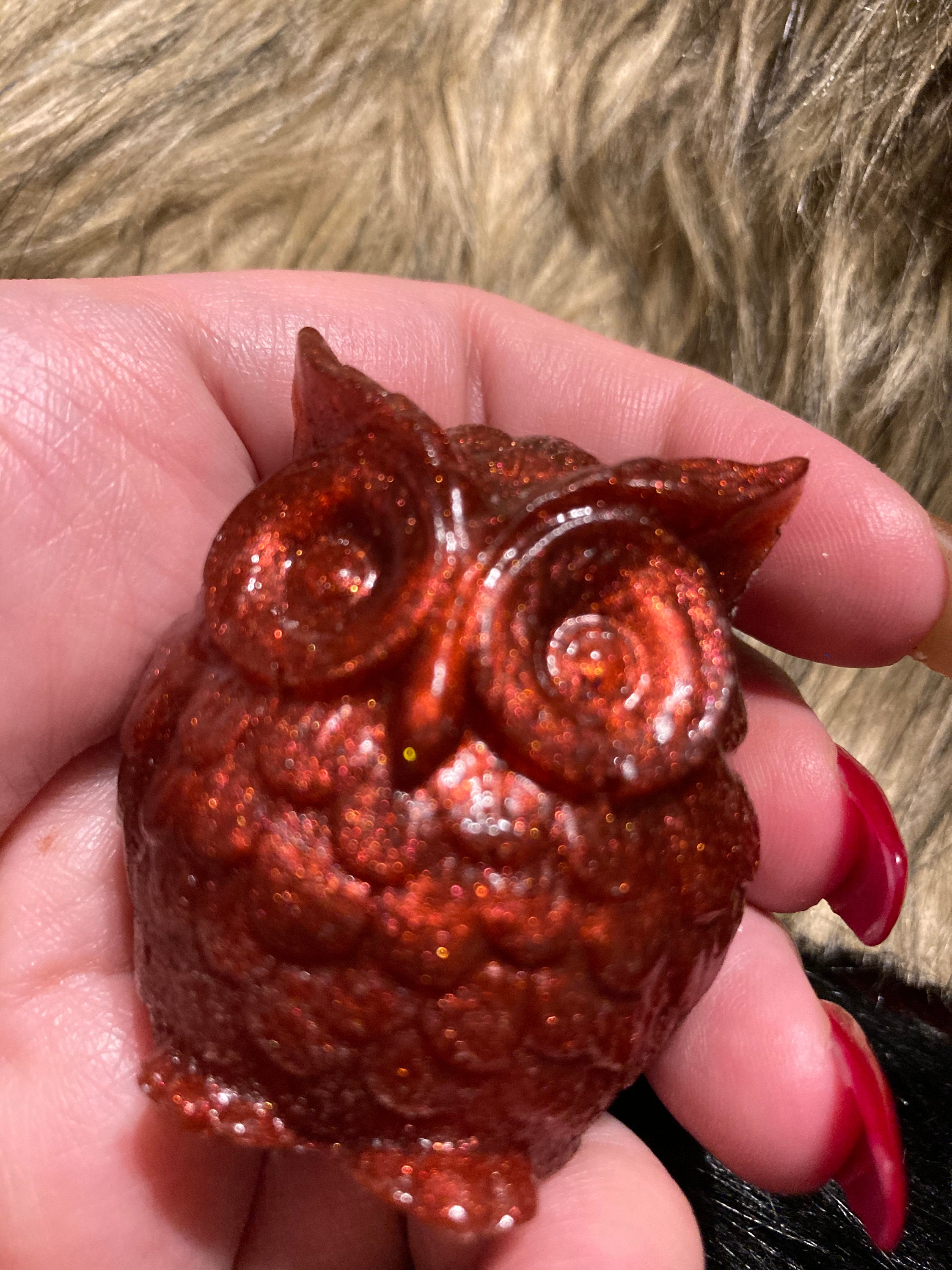 Owl Figurine: Outdoor Shelf Decor