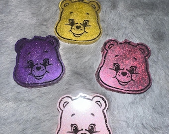 Handmade Resin Bear Face Magnets