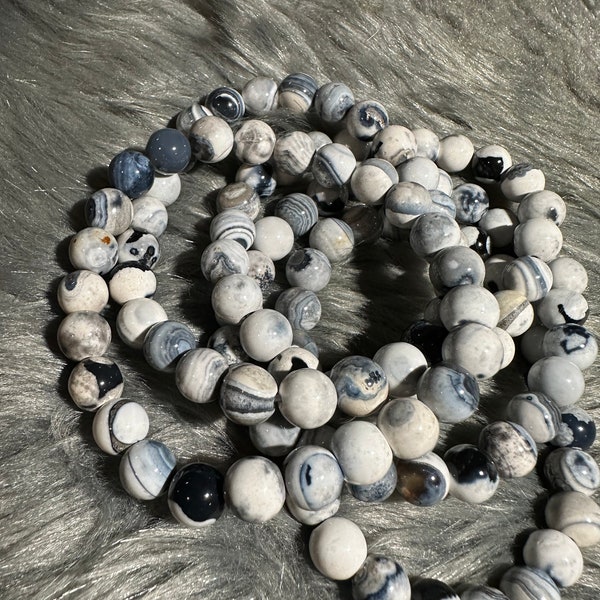 Orca Agate Bracelet | Orca Agate Crystal Beaded Bracelet