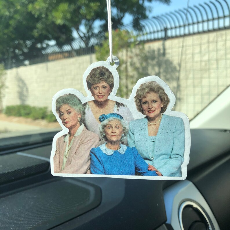 The Golden Girls Car Air Freshener Etsy