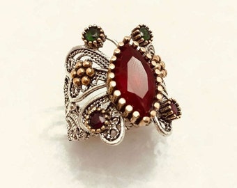 Butterfly Ring, Filigree Ring, Hercai Ring, Reyyan Ring