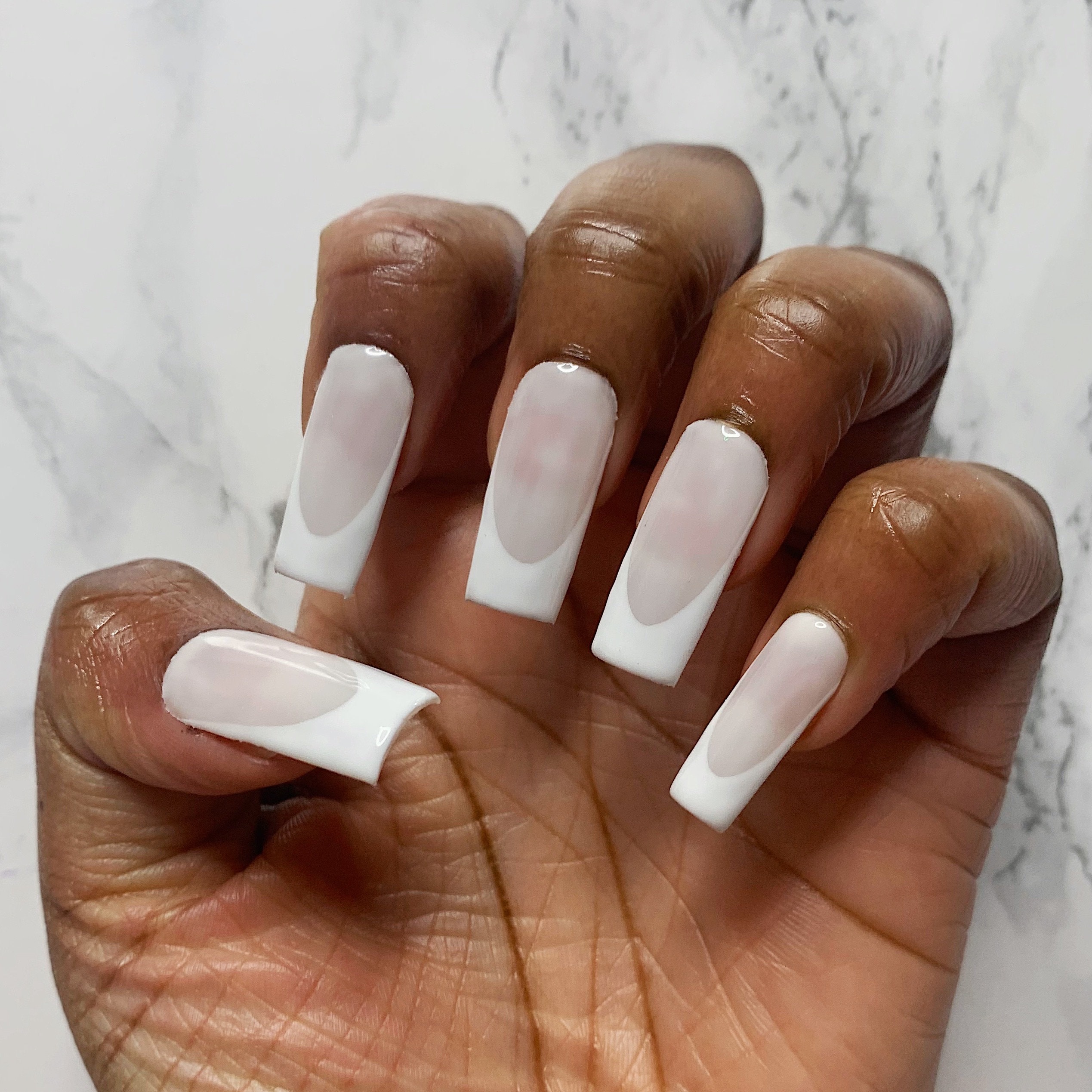 White 2024 nail tips