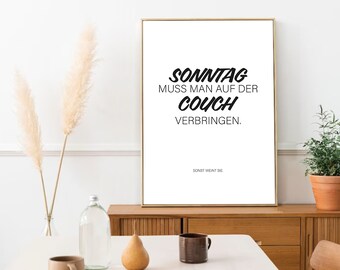 Poster 'Couch'