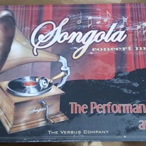 Tin Metal Sign - Songola Concert Master Music Player Rustic/Vintage Style 16x10&quot;