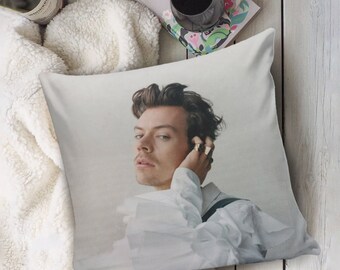 Harry Styles Personalized Valentine/'s Day Pillow With Name Customized Gift For Her Gift For Him