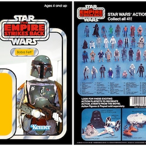Boba Fett - The Empire Strikes Back - RETRO Collection - Alternate Kenner cardback
