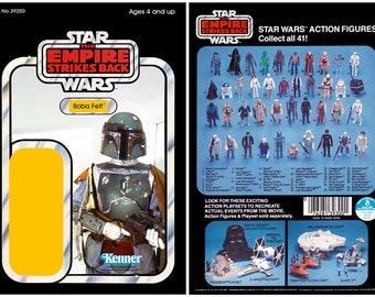 Boba Fett - L&#39;empire contre-attaque - Collection RETRO - Autre dos cartonné Kenner